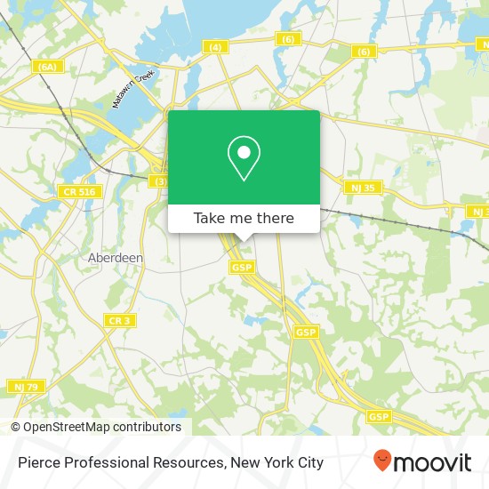 Pierce Professional Resources map