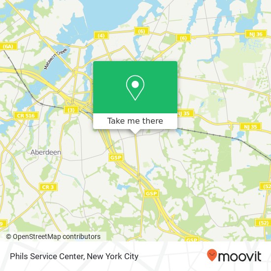 Phils Service Center map