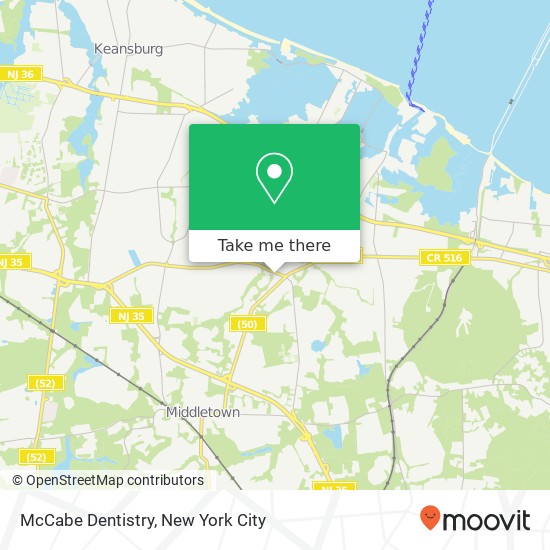 McCabe Dentistry map