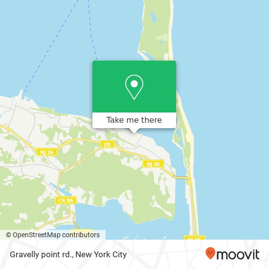 Gravelly point rd. map