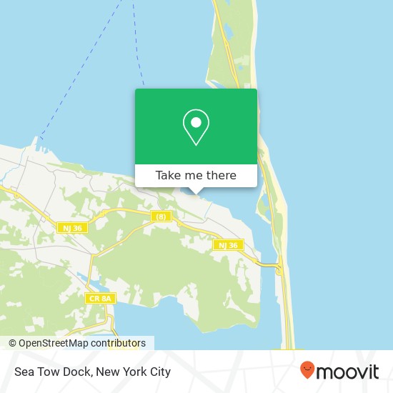 Sea Tow Dock map