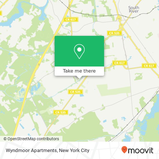 Mapa de Wyndmoor Apartments