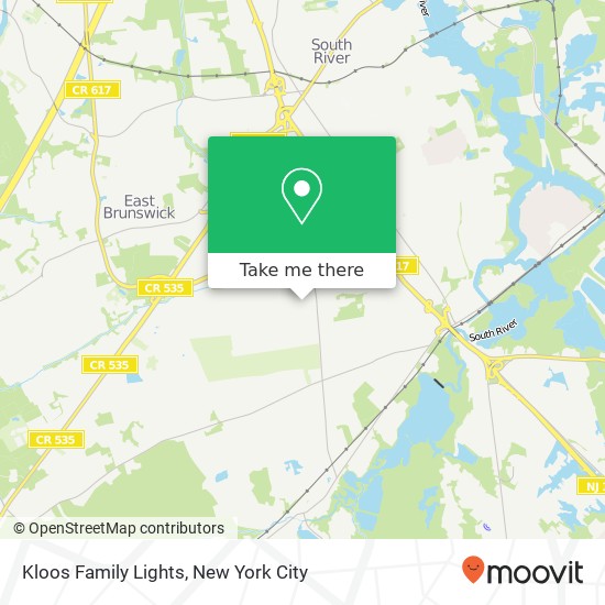 Kloos Family Lights map