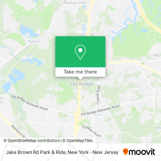 Mapa de Jake Brown Rd Park & Ride