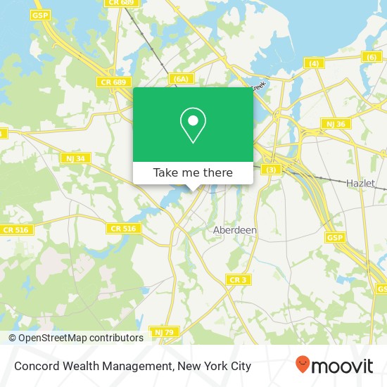 Concord Wealth Management map