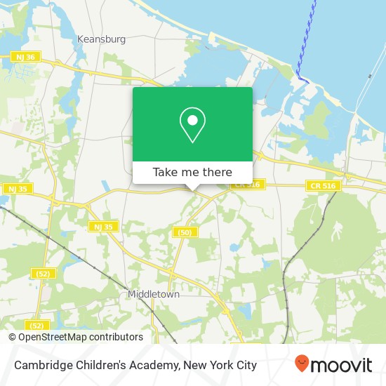 Mapa de Cambridge Children's Academy