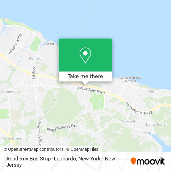 Academy Bus Stop -Leonardo map