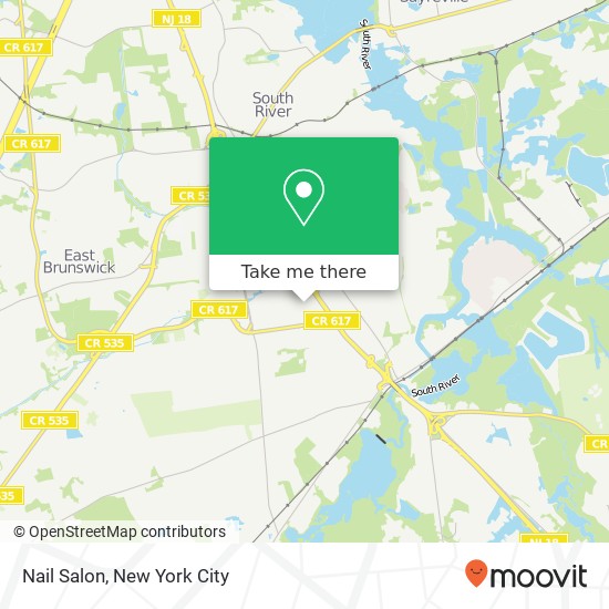 Nail Salon map