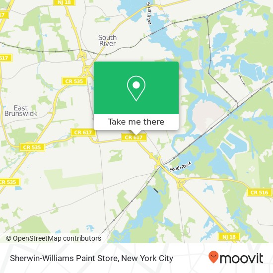 Sherwin-Williams Paint Store map