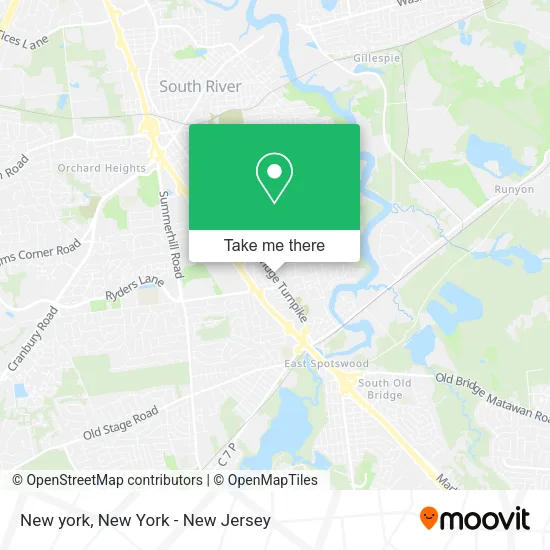 New york map