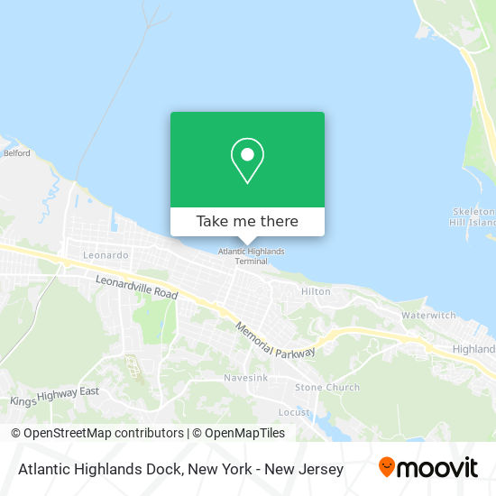 Mapa de Atlantic Highlands Dock