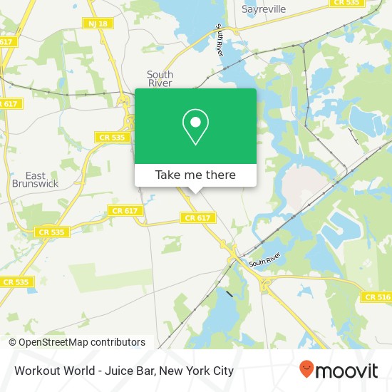 Workout World - Juice Bar map