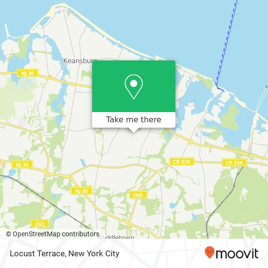 Mapa de Locust Terrace