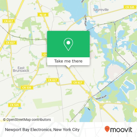 Mapa de Newport Bay Electronics