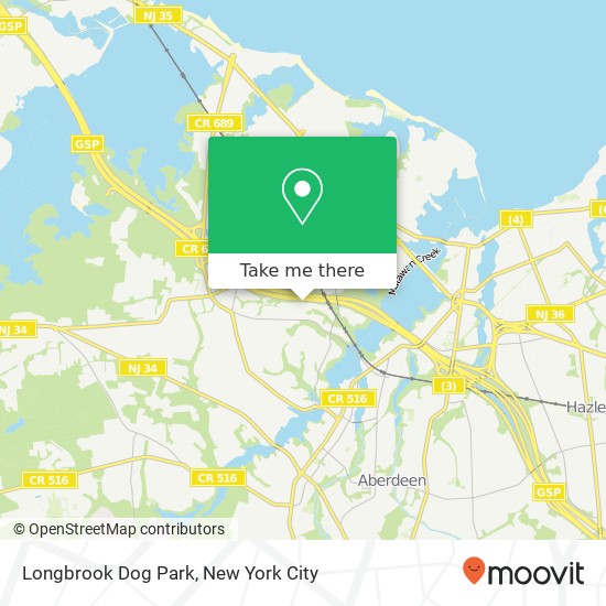 Mapa de Longbrook Dog Park