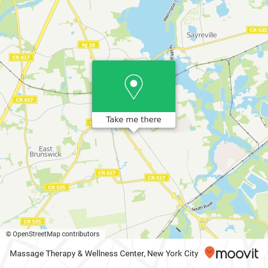 Mapa de Massage Therapy & Wellness Center