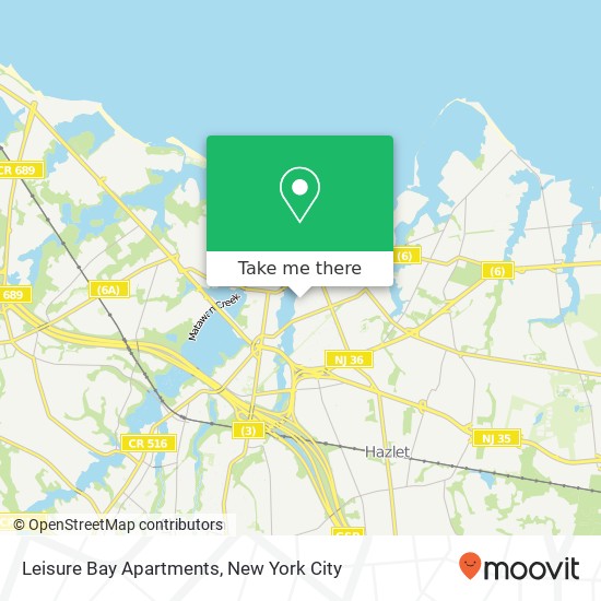 Leisure Bay Apartments map