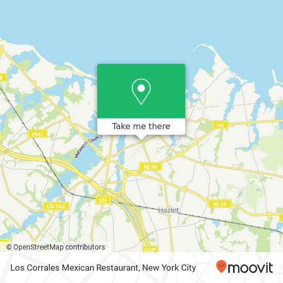 Los Corrales Mexican Restaurant map