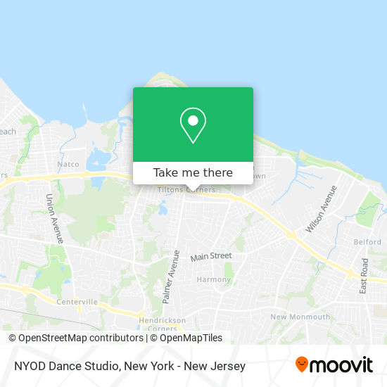Mapa de NYOD Dance Studio