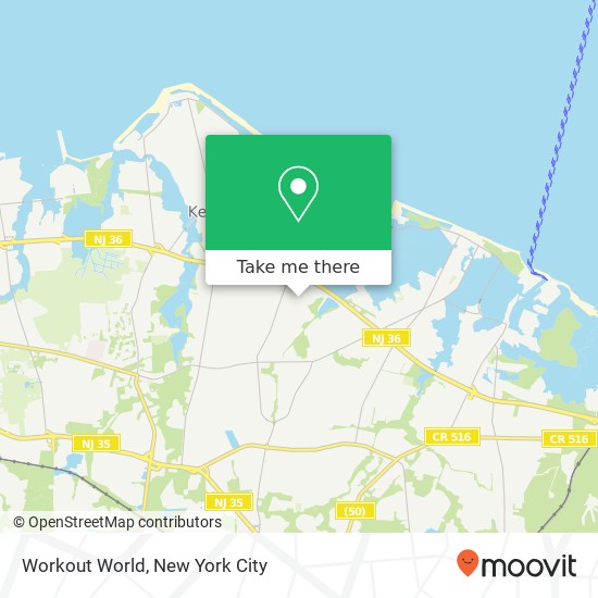 Workout World map