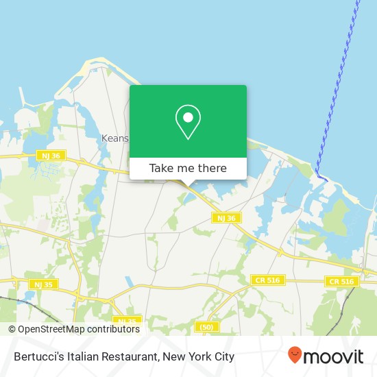 Mapa de Bertucci's Italian Restaurant