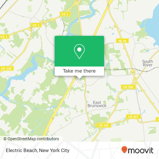 Electric Beach map