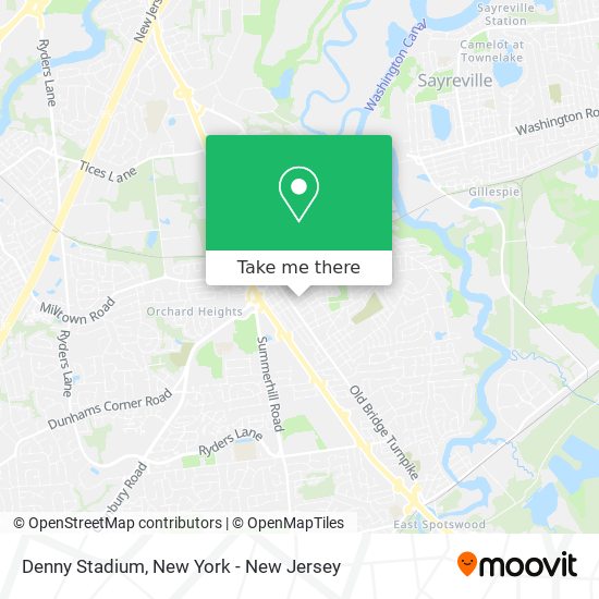 Denny Stadium map