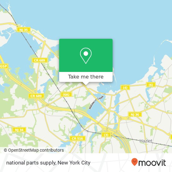 national parts supply map