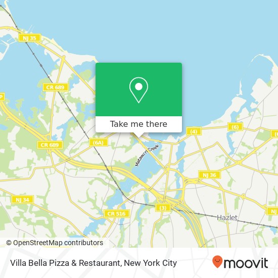 Villa Bella Pizza & Restaurant map