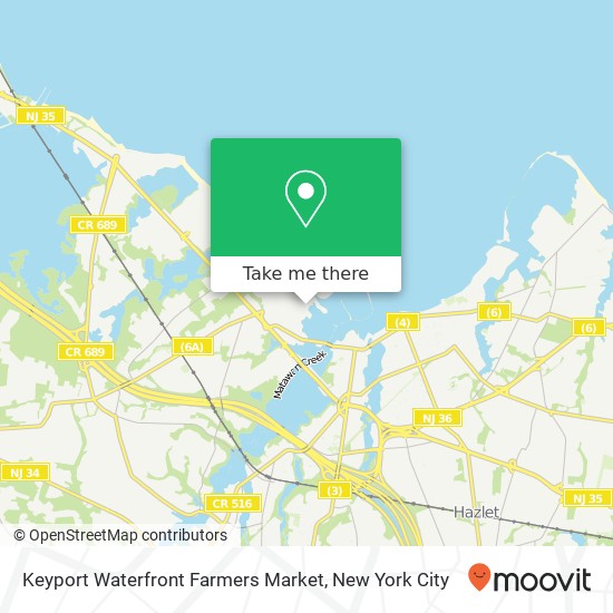 Mapa de Keyport Waterfront Farmers Market
