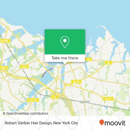 Robert Gerber Hair Design map