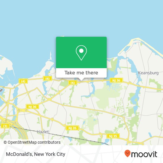 McDonald's map