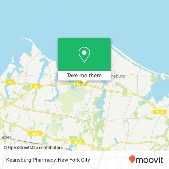 Mapa de Keansburg Pharmacy