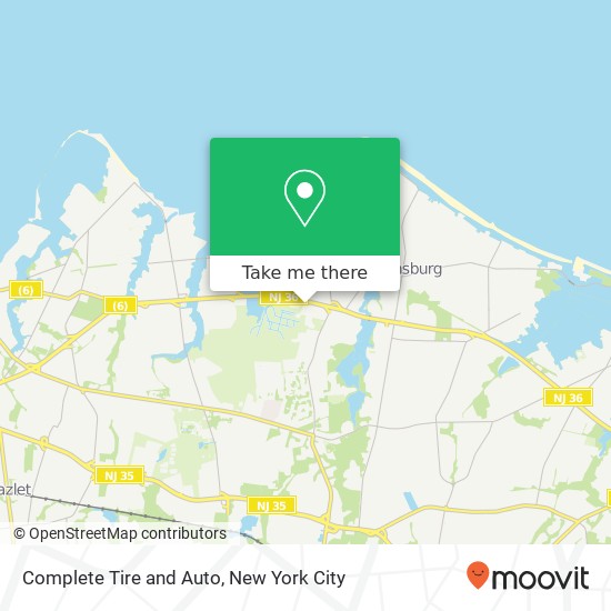 Complete Tire and Auto map