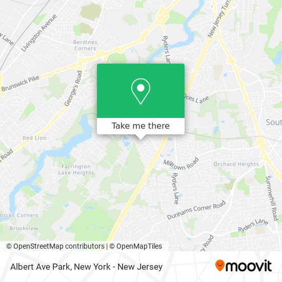 Albert Ave Park map