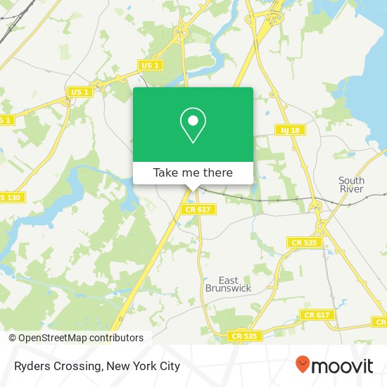 Ryders Crossing map