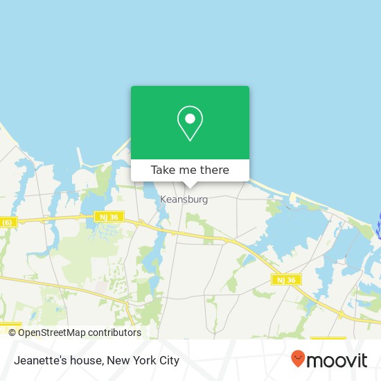 Mapa de Jeanette's house