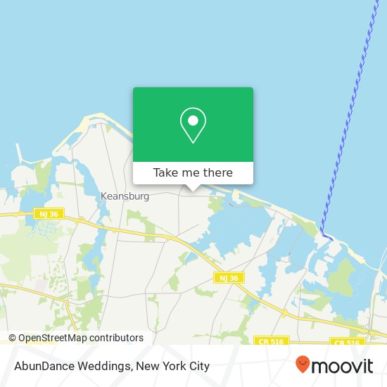 AbunDance Weddings map