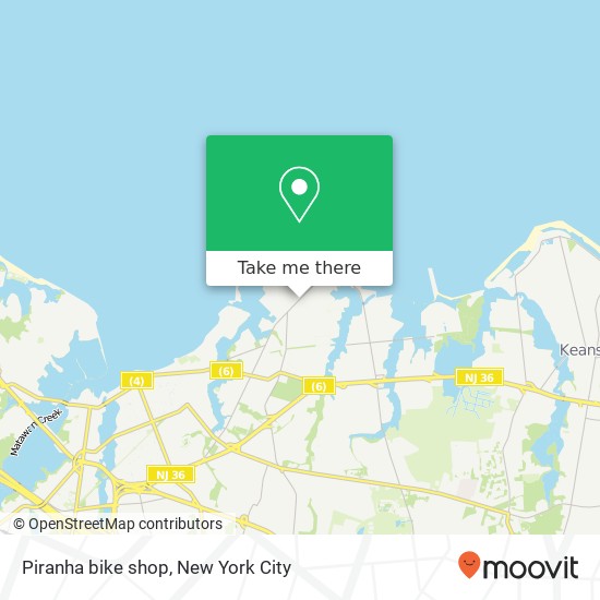 Piranha bike shop map