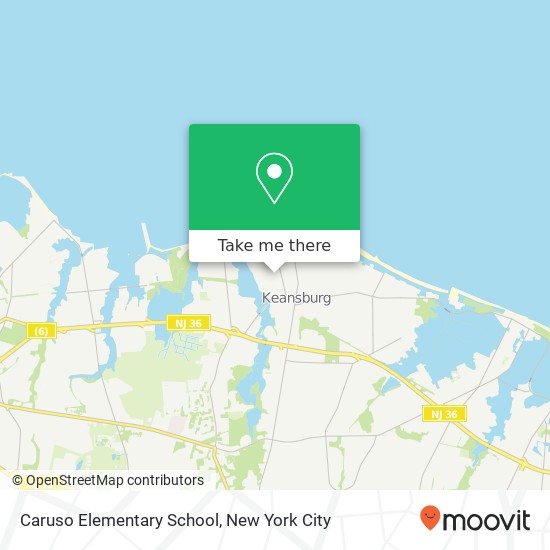 Mapa de Caruso Elementary School