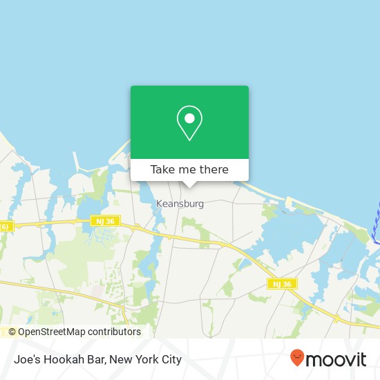 Mapa de Joe's Hookah Bar