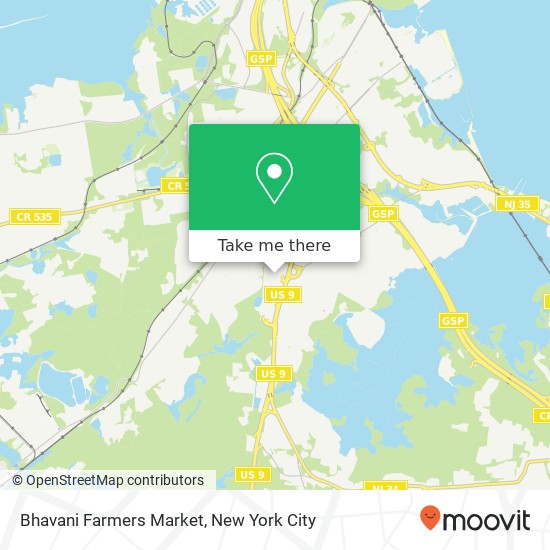 Mapa de Bhavani Farmers Market