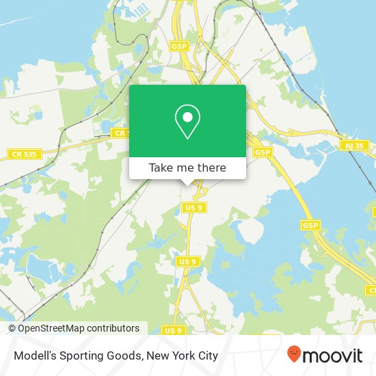 Mapa de Modell's Sporting Goods