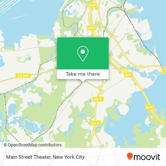 Main Street Theater map