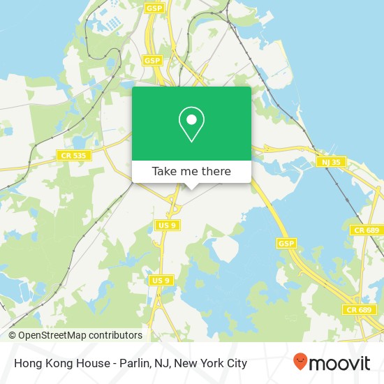 Hong Kong House - Parlin, NJ map