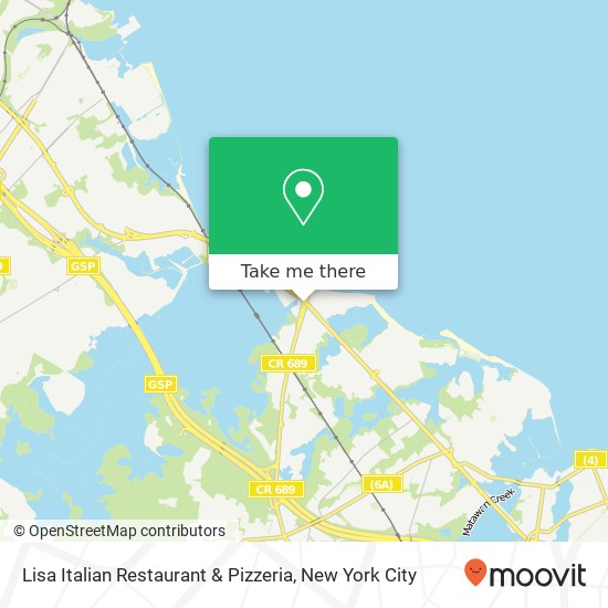 Lisa Italian Restaurant & Pizzeria map