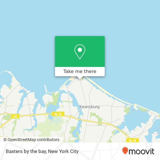 Mapa de Baxters by the bay