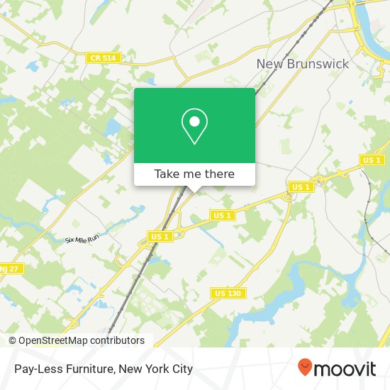 Mapa de Pay-Less Furniture