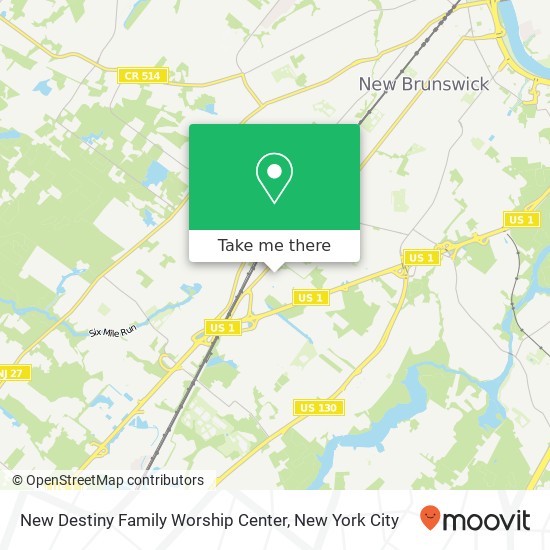 Mapa de New Destiny Family Worship Center