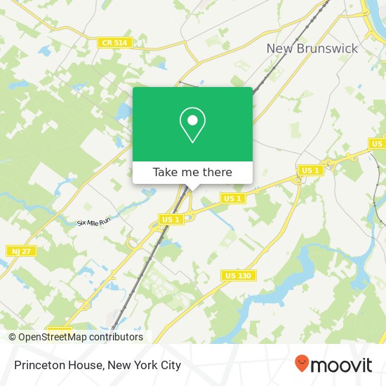 Mapa de Princeton House